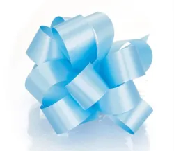 Light Blue Pull-bow Ribbon